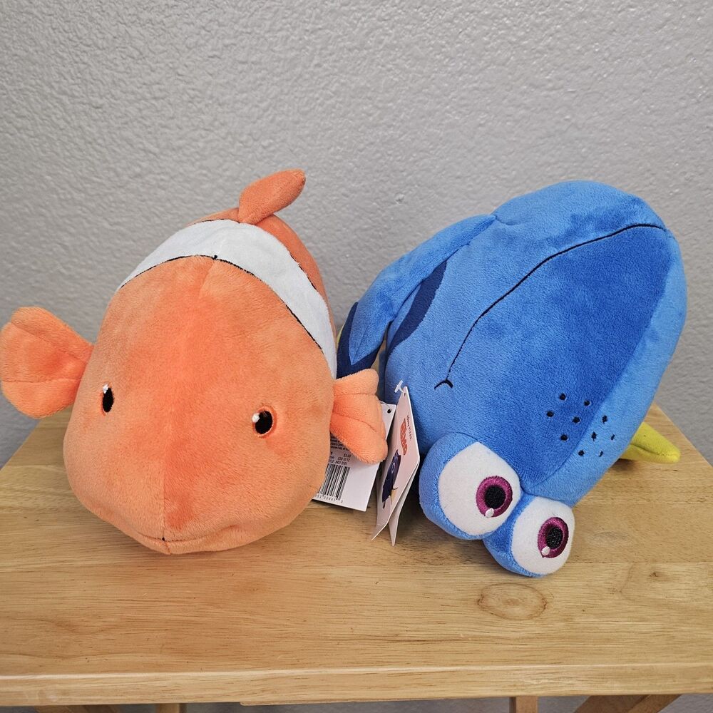 Disney Pixar Finding Nemo Plush Lot Nemo & Dory Kohl’s Cares Stuffed Animals Set